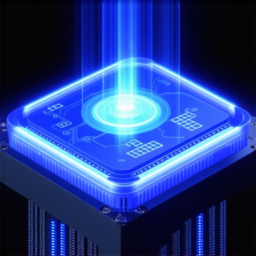 Illustration of high-tech cooling systems with nano-fluids, liquid metal, thermoelectric modules, and smart controls for PCs