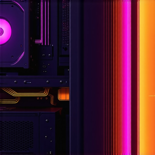 Visual representation of airflow dynamics within a PC case using CFD simulation