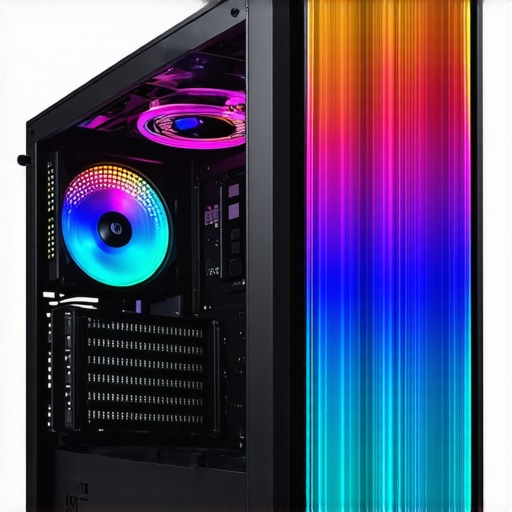 Illustration of airflow pathways inside a PC case using CFD analysis