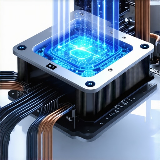 Futuristic PC cooling system with advanced cooling technologies