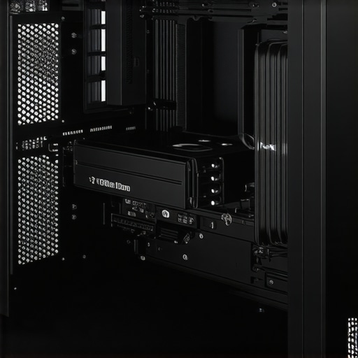 Custom PC case with optimized airflow and thermal solutions