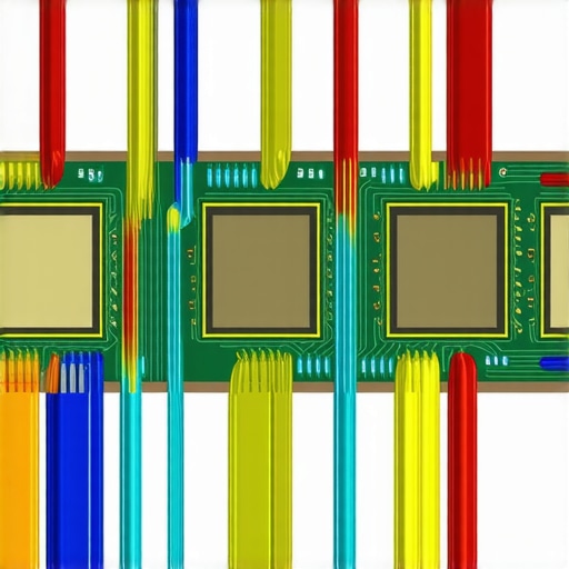 Cross-sectional diagram of liquid metal thermal interface material applied to CPU
