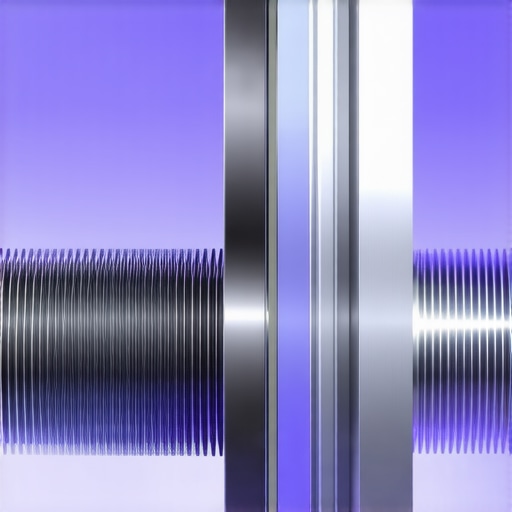 Close-up of a microchannel heat exchanger with graphene-enhanced materials
