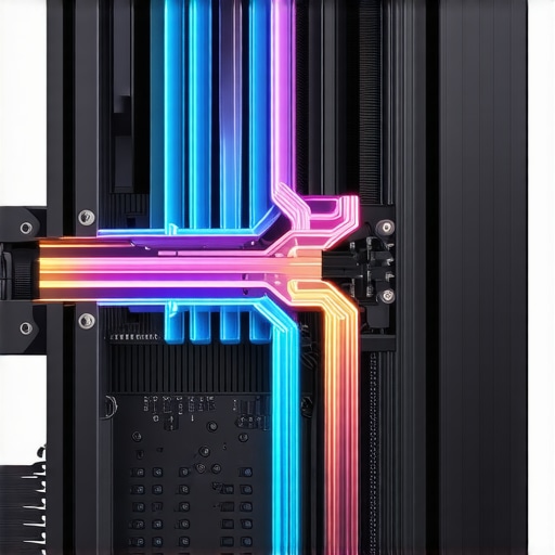 High-performance PC case with strategic airflow pathways and dust filters