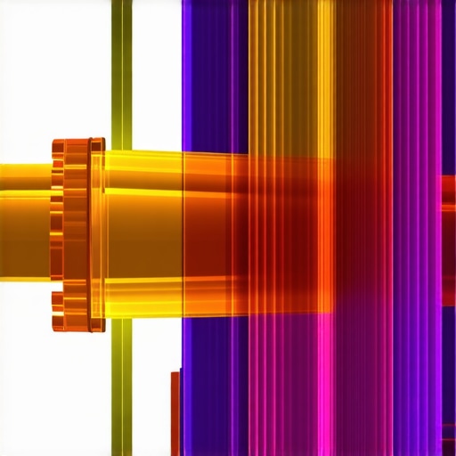 Simulation diagram showing airflow and heat distribution in a custom PC case with strategic fan placement.
