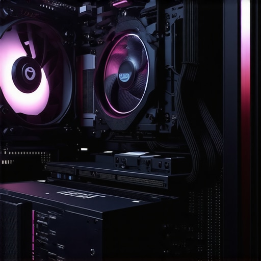 Futuristic PC cooling system with multiple sensors and adaptive fans