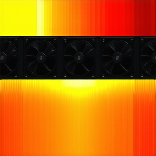 Diagram showing multi-variable PC cooling setup with sensors and adaptive fan control