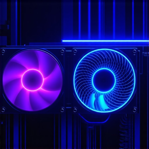 High-tech PC cooling system with sensors and adaptive fan controls