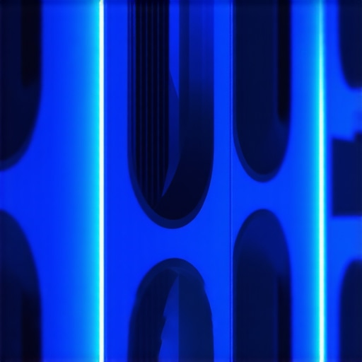 Close-up of innovative PC case fans with aerodynamic blades showing advanced design features