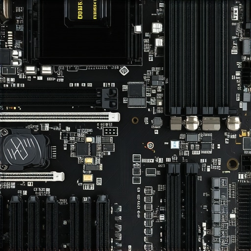 Close-up of thermal sensors on a gaming PC motherboard with fan control software interface