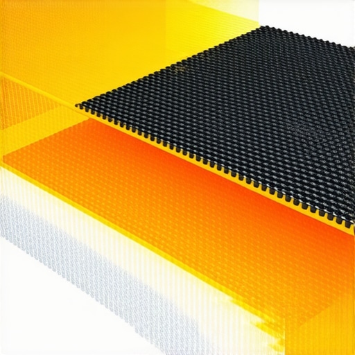 Visualization of advanced thermal interface materials with nanotechnology and phase-change properties.