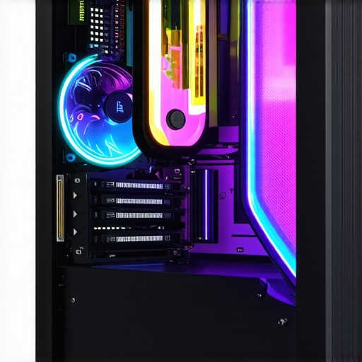Gaming PC with advanced cooling and airflow management