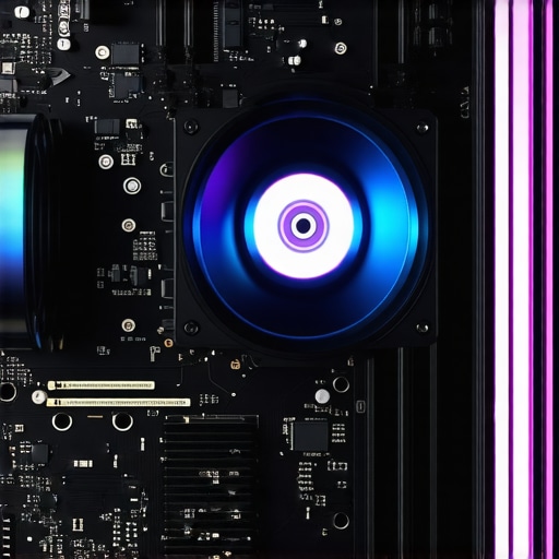 Detailed image of PC cooling components, including fans, thermal paste, and airflow pathways