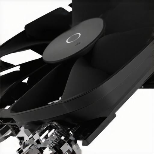 Close-up of high-end computer case fans showcasing aerodynamic blades and magnetic levitation technology