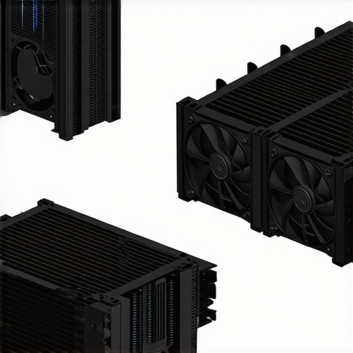 Diagram of a customized high-performance PC cooling system with labeled components.