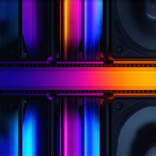 Computer-generated airflow patterns around advanced fan blade designs demonstrating efficiency and noise reduction