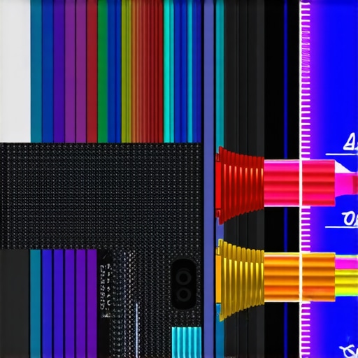 Diagram showing nanomaterial heat spreaders and airflow paths within a modular PC setup.
