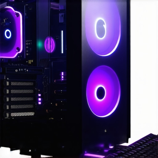 High-tech gaming PC showcasing integrated ambient sensors and dynamic fan control