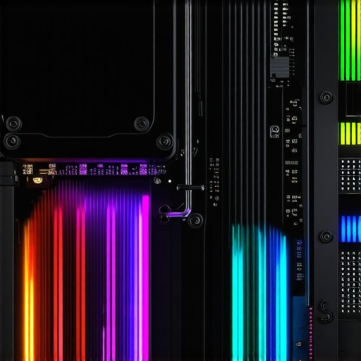 High-tech PC cooling system with adaptive fan controls and thermal paste