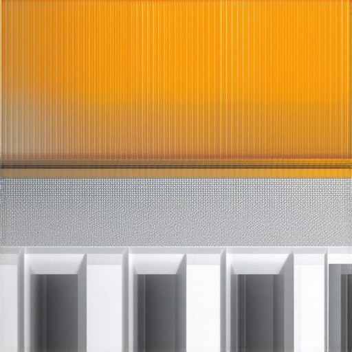 Detailed view of microchannels in a cooling system featuring nano-structured thermal interface material