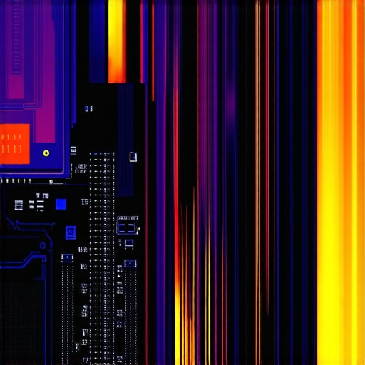 Infrared thermal image showing heat hotspots on CPU and GPU during stress test