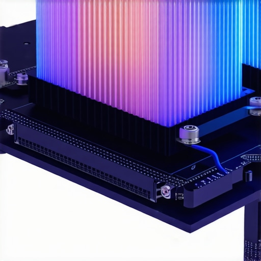 Detailed diagram of microchannel heat exchanger with embedded sensors and nanoparticle coolant flow.