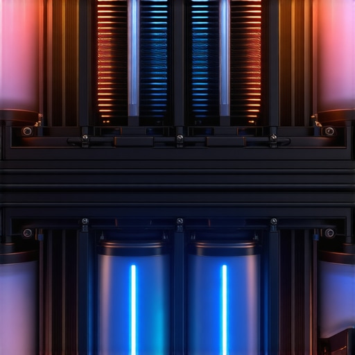 Cutaway view of a high-performance hybrid cooling system combining vapor chambers and finned radiators
