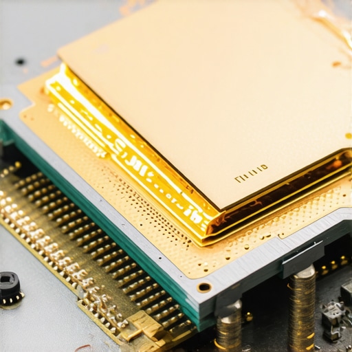 Close-up of thermal interface material applying liquid metal on CPU surface