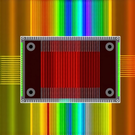 Detailed schematic showing micro-fluidic channels within CPU substrate for enhanced thermal management.