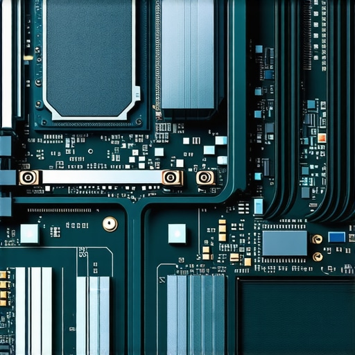 Close-up of high-performance CPU cooling components with innovative thermal interface materials