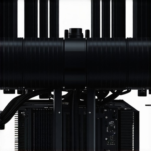 Close-up of a custom-built PC with sophisticated liquid cooling, airflow optimizations, and thermal interface materials.