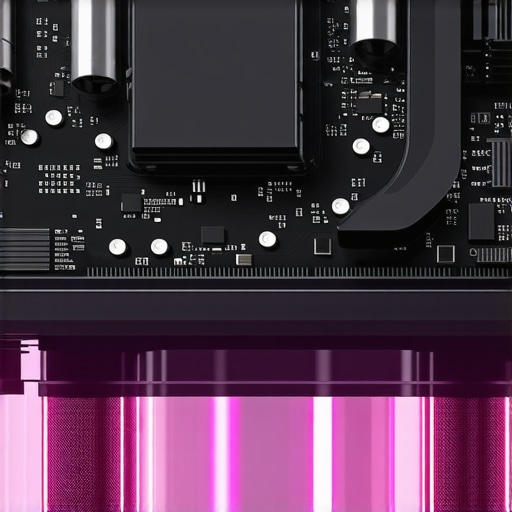 Detailed view of hybrid cooling setup with liquid coolant and high-performance case fans.