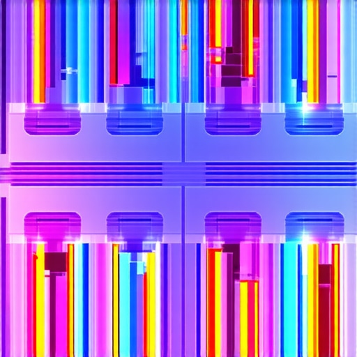 Futuristic microfluidic cooling channels etched into a CPU for advanced thermal management.