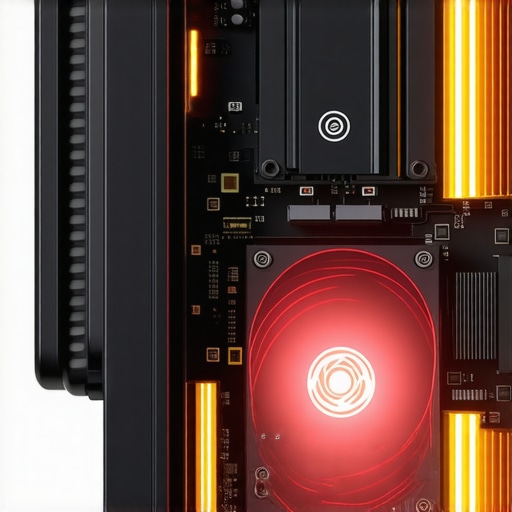 Diagram showing correct fan placement and airflow paths in a gaming PC with high TDP CPUs