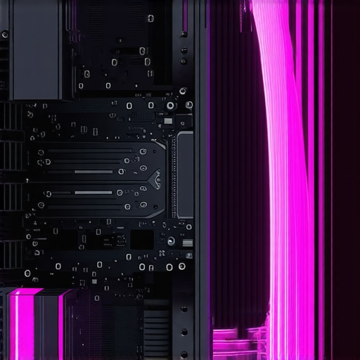 Diagram showing airflow dynamics and radiator placement inside a high-performance gaming PC case.