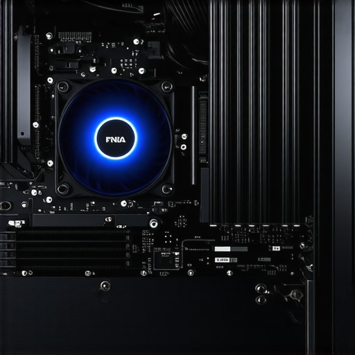 Illuminated Gaming PC with Cutting-Edge Cooling A high-end gaming PC demonstrating sophisticated cooling components and optimized airflow pathways.