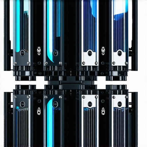 Innovative Modular PC Cooling Architecture Close-up of advanced modular PC cooling components with nano-coatings.