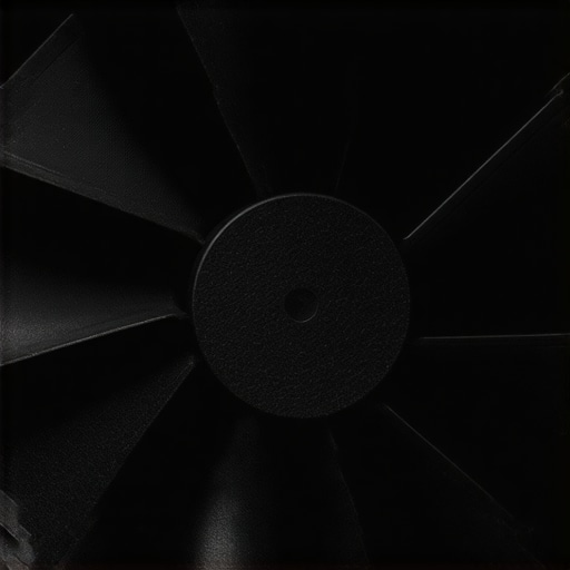 Innovative PC Fan Blade Design High-performance computer fan blades with micro-structured surfaces and composite materials for optimized airflow.