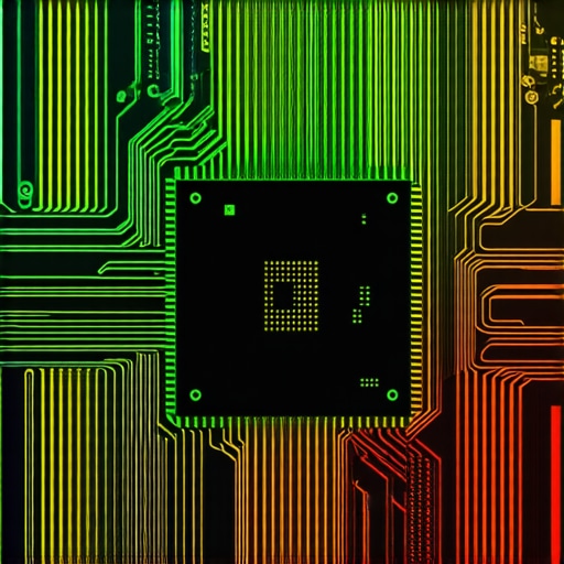 Micro-patterned Thermal Interface Microstructure Microscopic view of thermal interface material with honeycomb pattern on CPU surface.