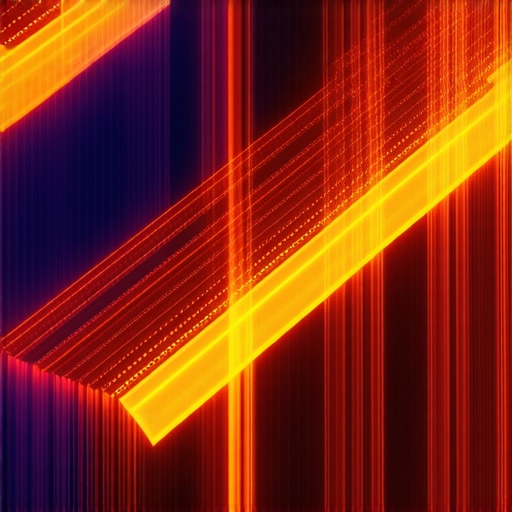 Nano-Structured Thermal Interface Microscopy Close-up illustration of nano-structured thermal interface with graphene layers enhancing heat transfer.