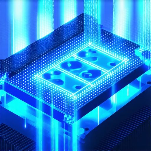 Next-Gen PC Cooling Technologies Illustration of advanced microfluidic and quantum cooling components inside a high-performance computer case
