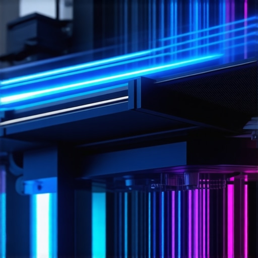 Futuristic cooling system with quantum and magnetic fluids for optimal heat management.