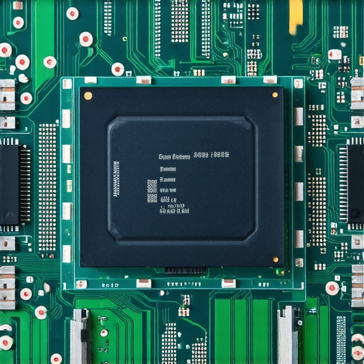 A detailed image showing CPU surface with innovative mounting hardware designed to prevent stress concentration and microfractures.