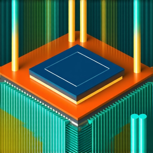 Detailed diagram showing microchannel heat exchangers and vapor chamber cooling systems on a computer processor.