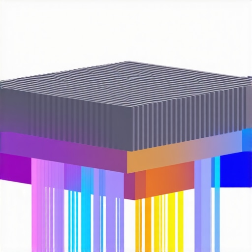 Diagram showing microchannel cooling system integrated into CPU heatsink with coolant pathways