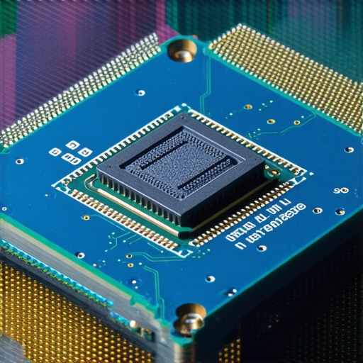 Micro-polished CPU die and heatsink surface showing mirror-like finish for enhanced thermal transfer.